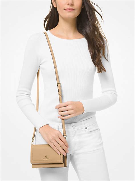 michael kors convertible phone crossbody achteraf betalen|Jet Set Small Pebbled Leather Smartphone Convertible  .